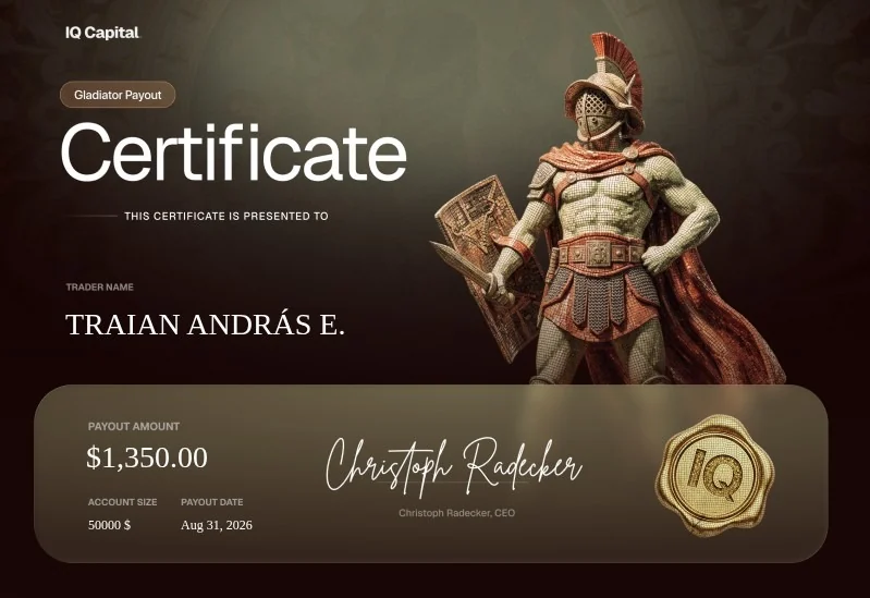 Payout-Beleg Traian E.